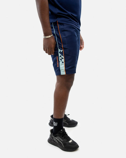Short Sergio Tacchini Dispersa - Bleu/Orange - FootKorner Testing