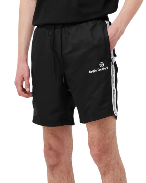 Short Sergio Tacchini Nastro - Noir - FootKorner Testing