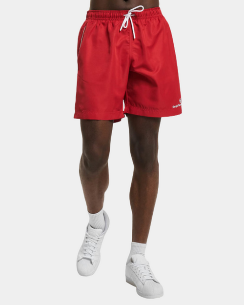 Short Sergio Tacchini Rob 21 - Rouge - FootKorner Testing