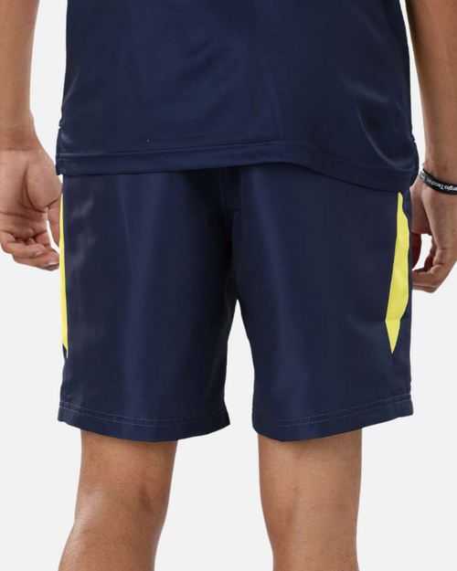 Short Sergio Tacchini Scaleno - Bleu/Blanc/Jaune - FootKorner Testing