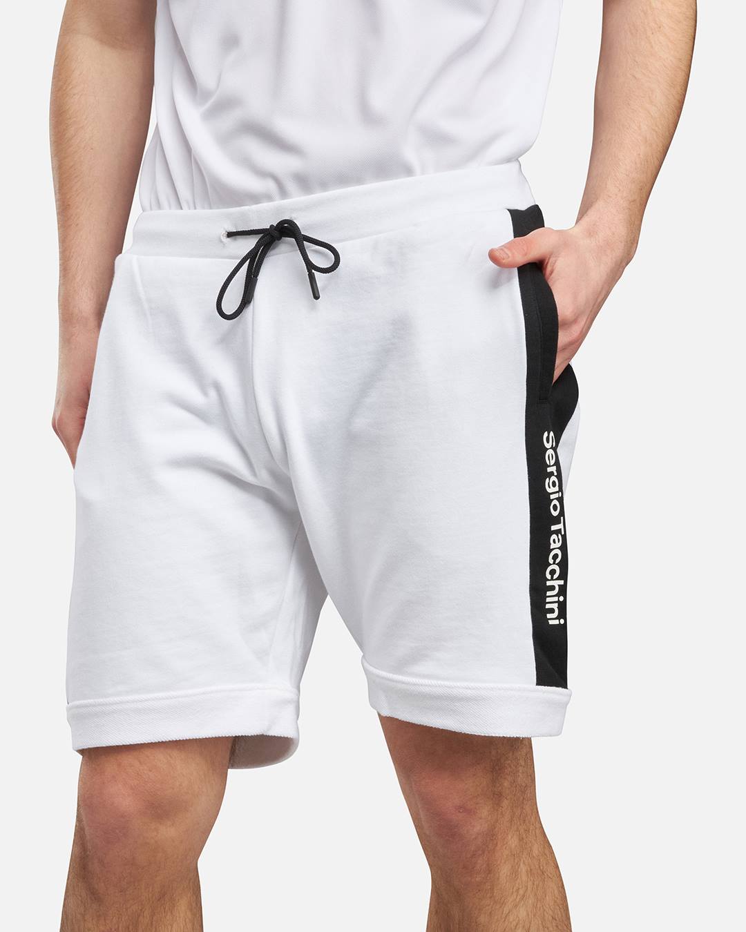 FootKorner TestingShort Sergio Tacchini Vunkan - Blanc