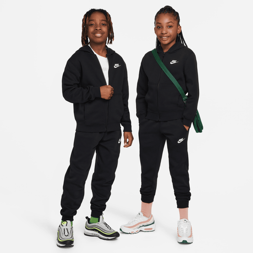Survêtement Nike Club Fleece Junior - Noir - FootKorner Testing