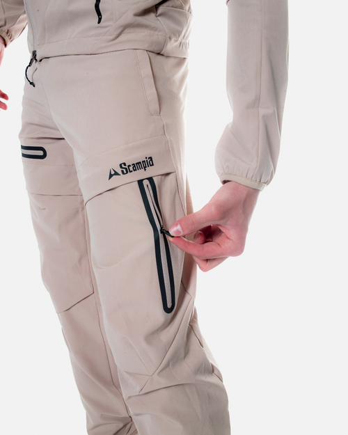 Survêtement Scampia Scalare - Beige/Noir - FootKorner Testing