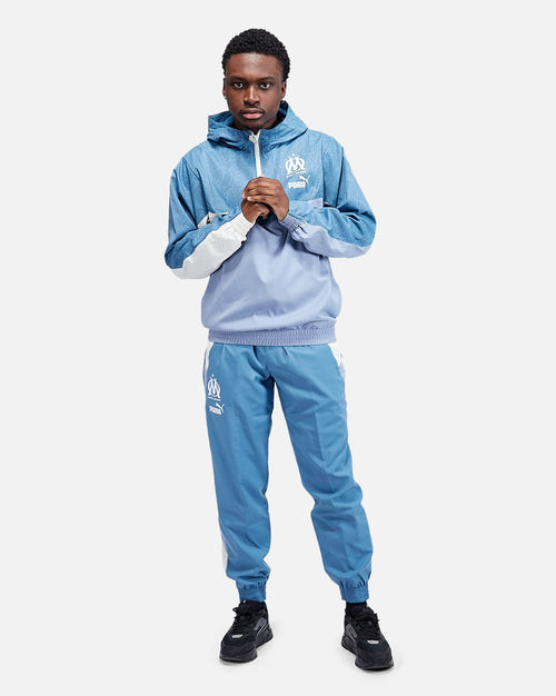 Veste Coupe-Vent OM 2022/2023 - Bleu - FootKorner Testing