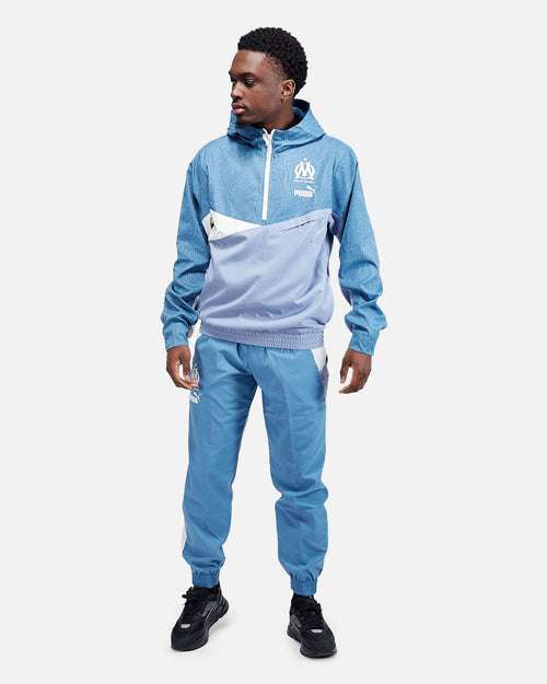 Veste Coupe-Vent OM 2022/2023 - Bleu - FootKorner Testing