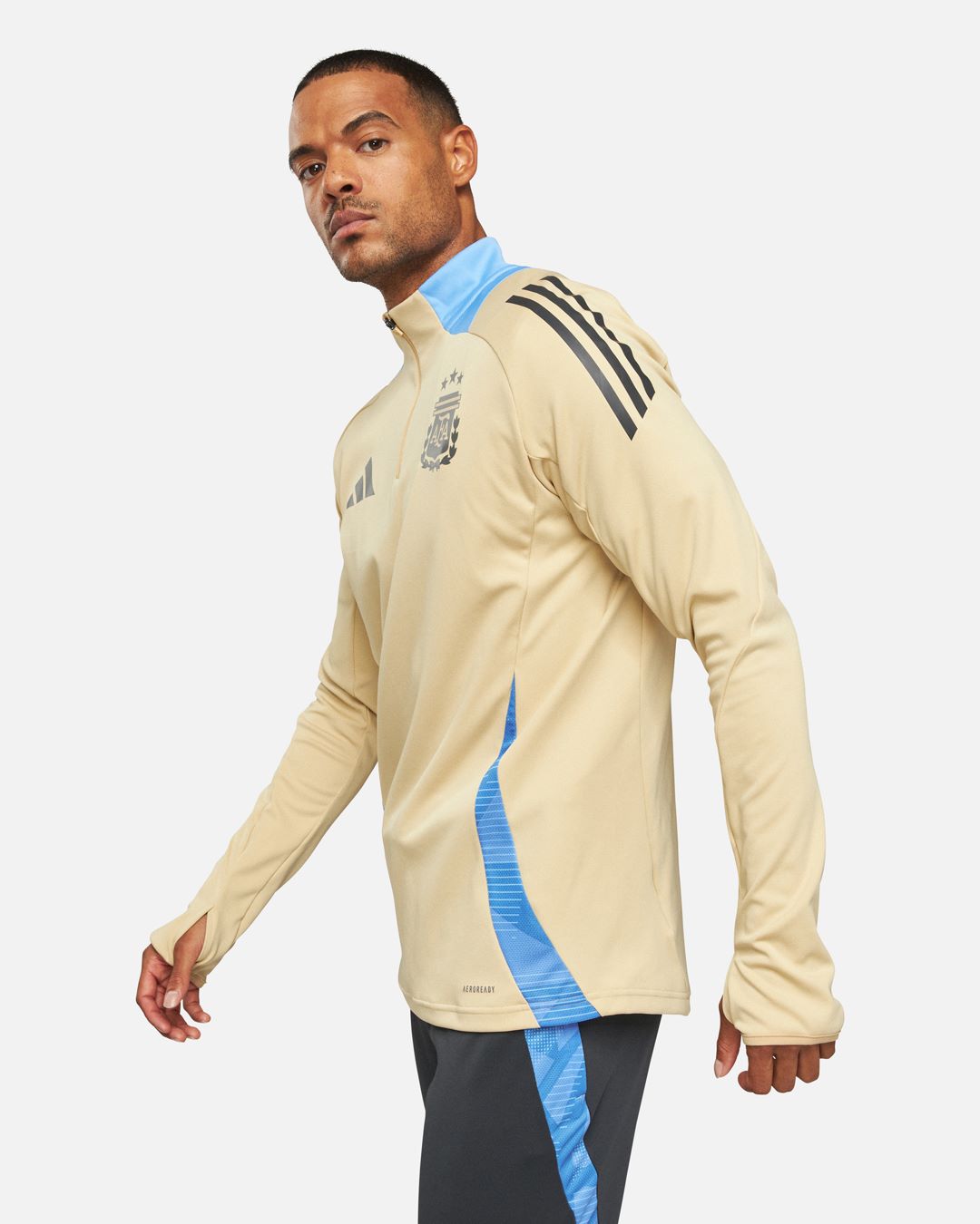 FootKorner TestingSurvêtement d'entrainement Argentine 2024 - Beige/Bleu