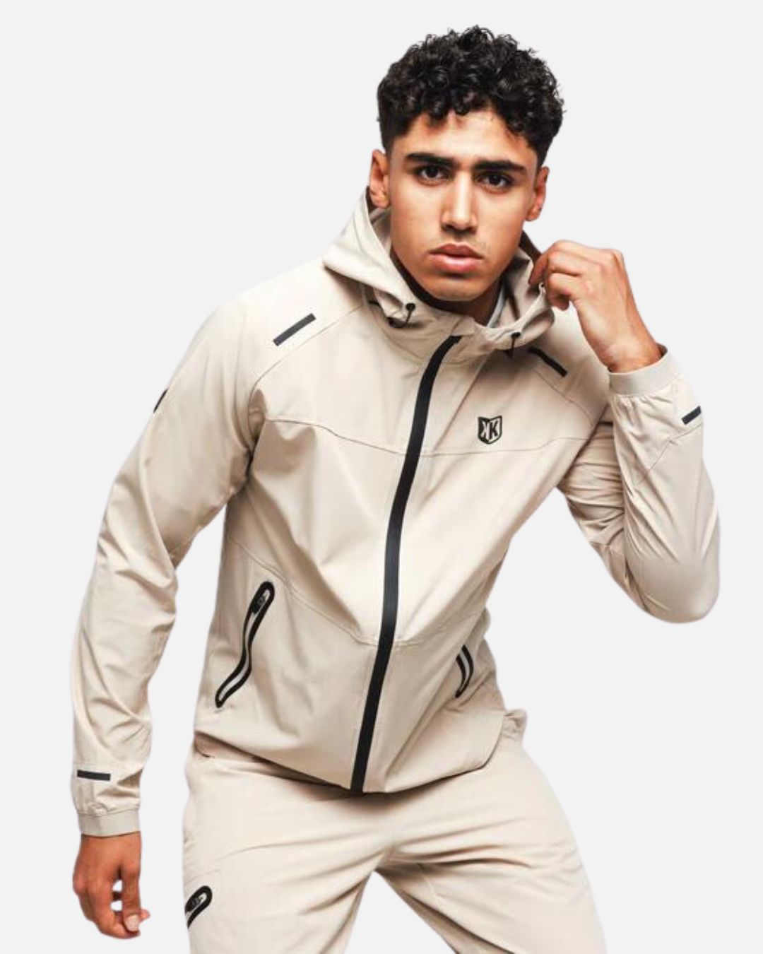 FootKorner TestingSurvêtement FK Calcio - Beige/Noir