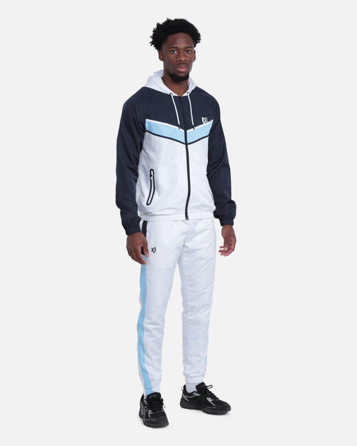 Survêtement FK Diamond III - Blanc/Bleu - FootKorner Testing