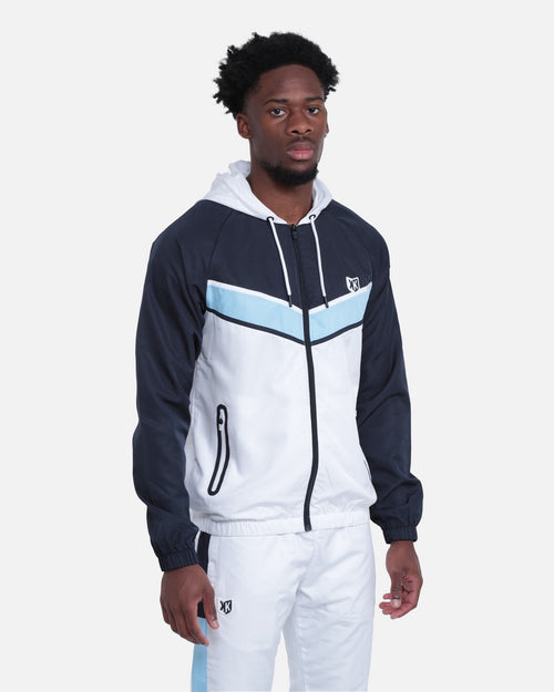 Survêtement FK Diamond III - Blanc/Bleu - FootKorner Testing