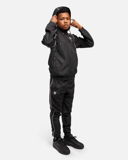 Survêtement FK Diamond XIII Junior - Noir/ Blanc - FootKorner Testing