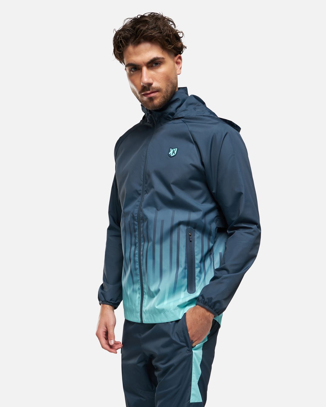 FootKorner TestingSurvêtement FK Pearl III - Marine/Bleu turqoise