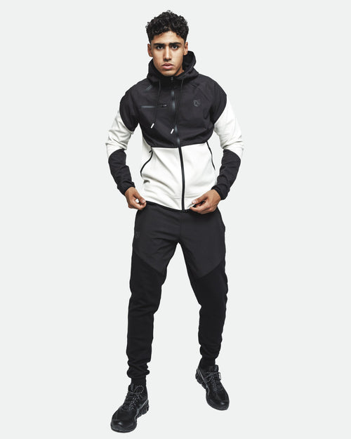 Survêtement FK Surface - Blanc crème/Noir - FootKorner Testing