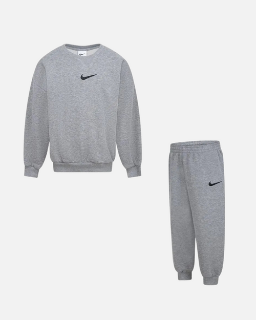 Survêtement Nike Crew Essentiel Enfant - Gris/Noir - FootKorner Testing