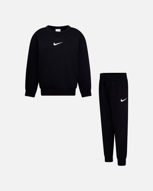 Survêtement Nike Crew Essentiel Enfant - Noir/Blanc - FootKorner Testing