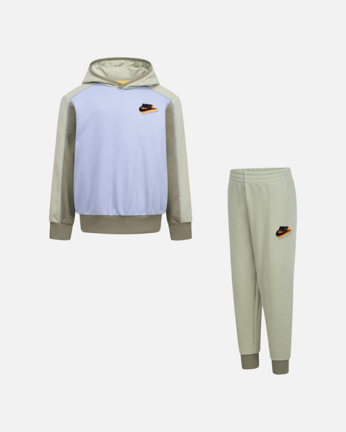 Survêtement Nike Reimagine Po Junior - Beige/Blanc - FootKorner Testing