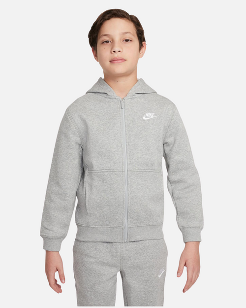 Survêtement Nike Club Fleece Junior - Gris - FootKorner Testing