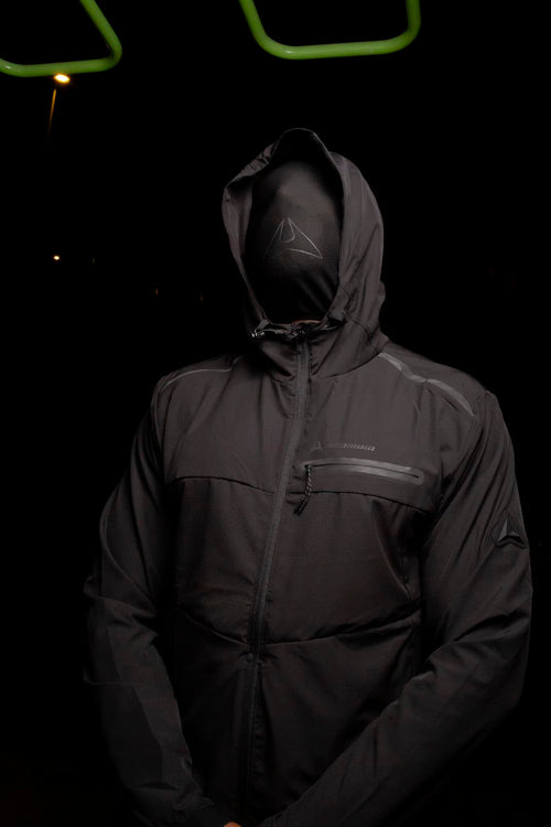Survêtement Scampia Gara Cagoule intégrée - Noir - FootKorner Testing