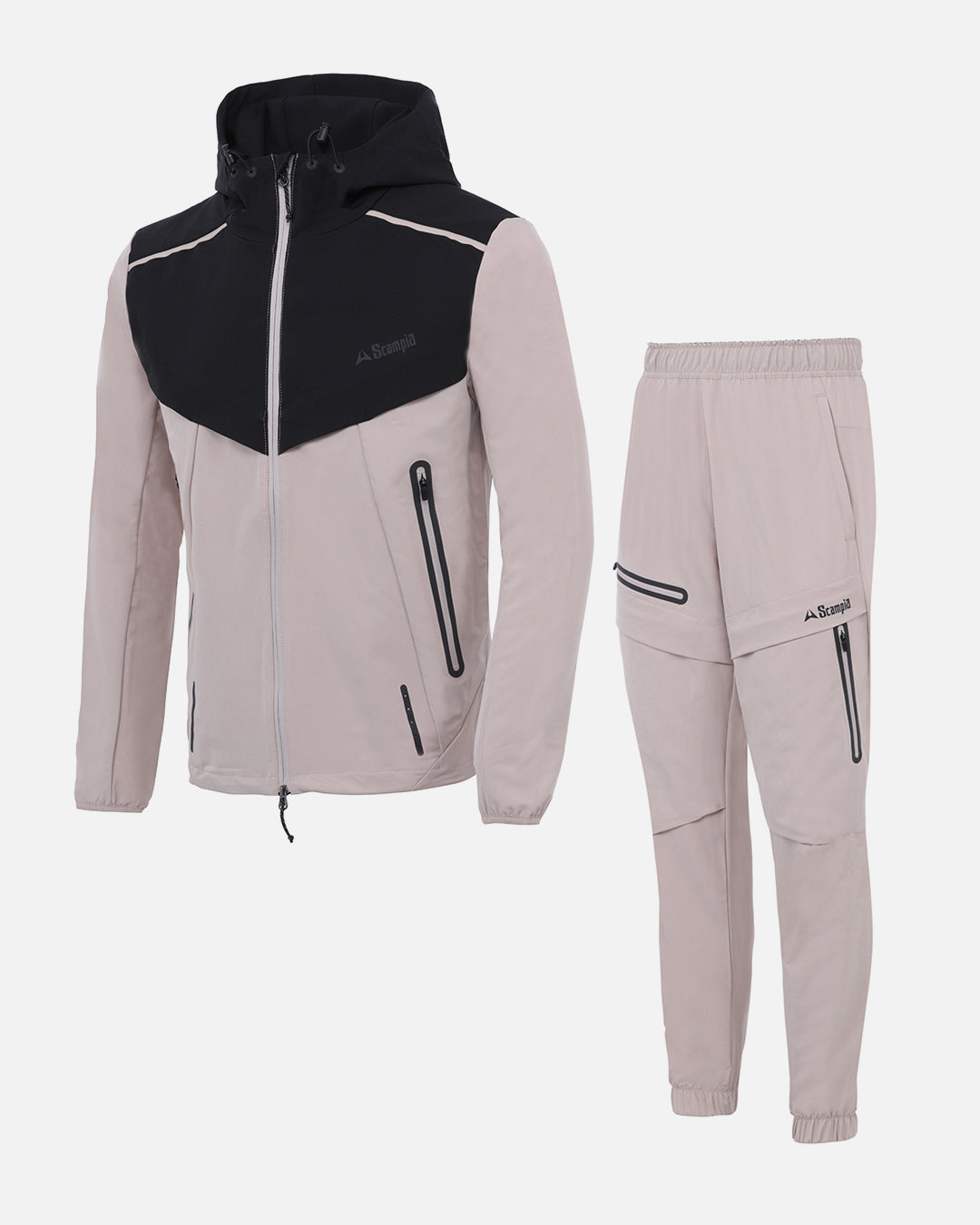 FootKorner TestingSurvêtement Scampia Scalare - Beige/Noir