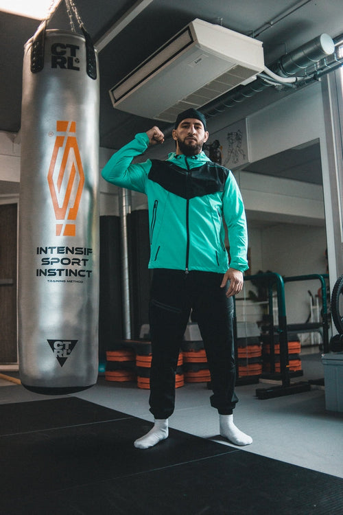 Survêtement Scampia Scalare - Menthe/Noir - FootKorner Testing