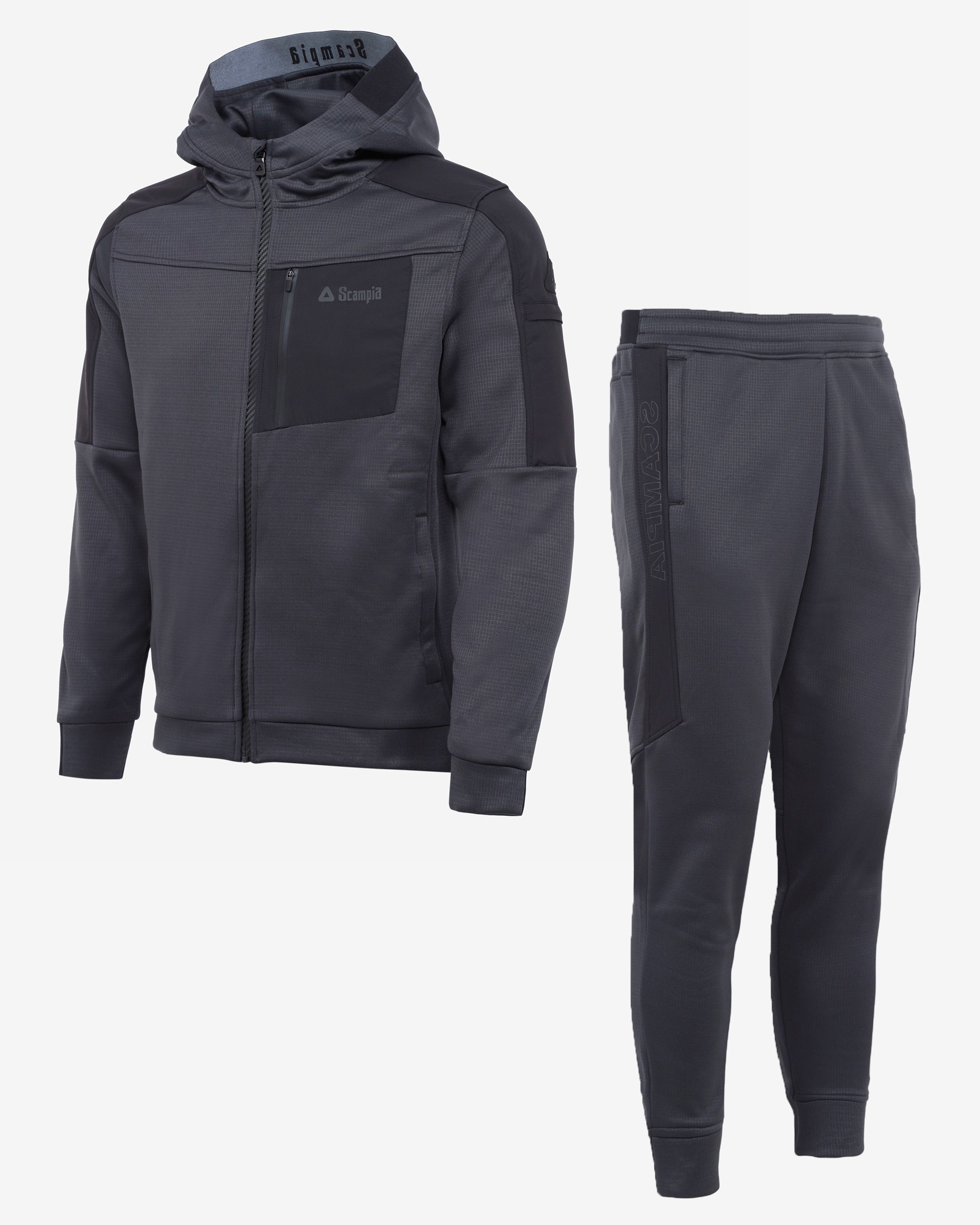 FootKorner TestingSurvêtement Scampia Scuro - Gris/Noir
