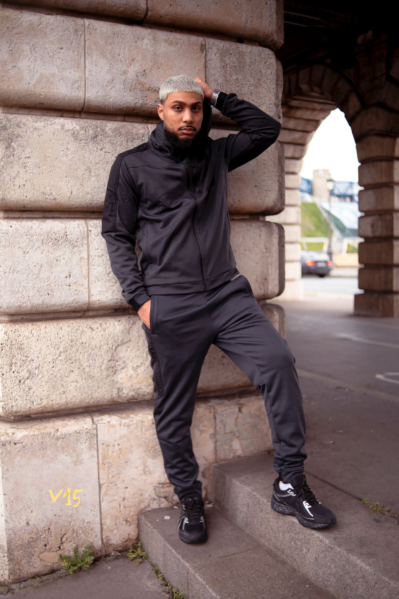 FootKorner TestingSurvêtement Scampia Scuro - Gris/Noir