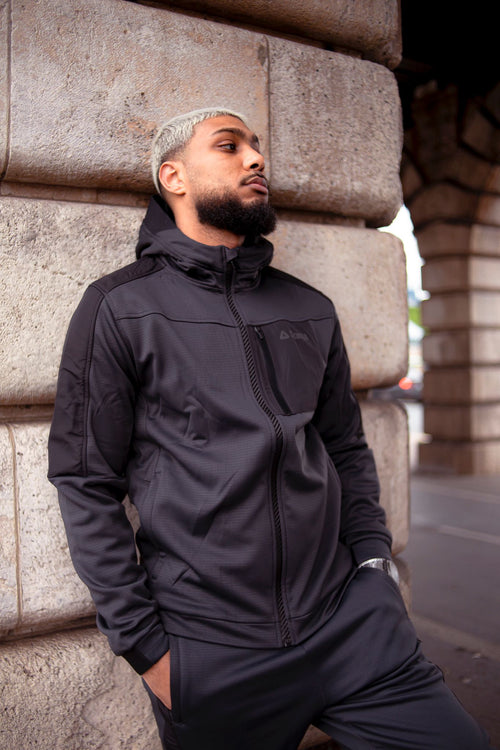 Survêtement Scampia Scuro - Gris/Noir - FootKorner Testing