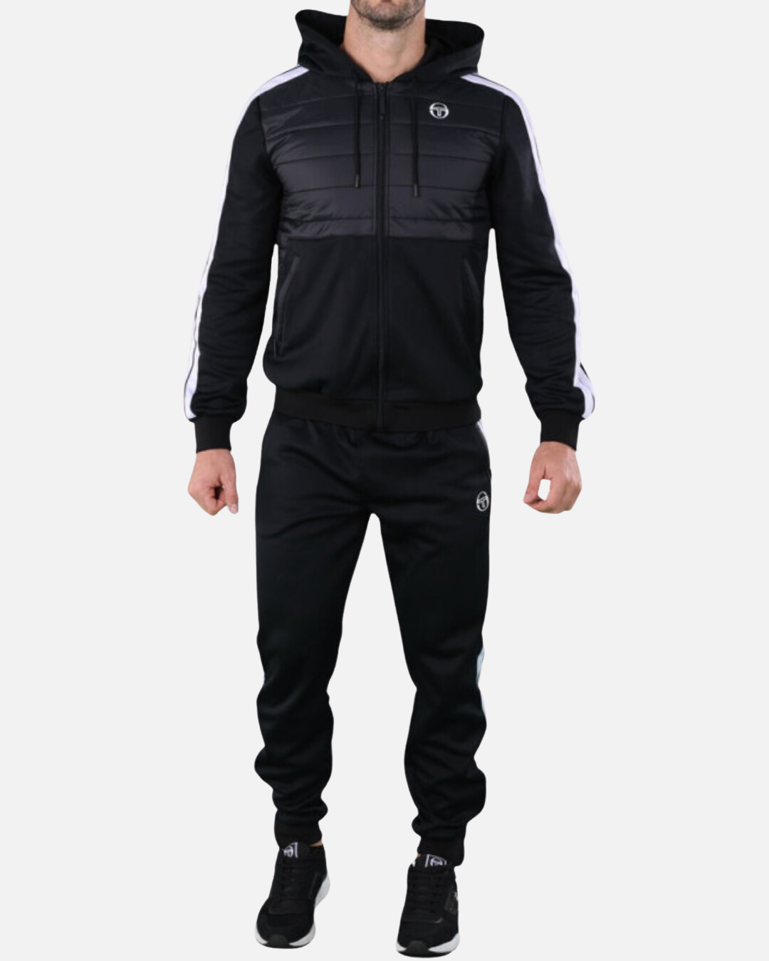 FootKorner TestingSurvêtement Sergio Tacchini Innesto - Noir/Blanc