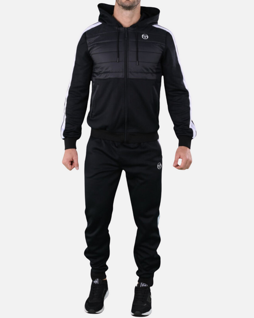 Survêtement Sergio Tacchini Innesto - Noir/Blanc - FootKorner Testing