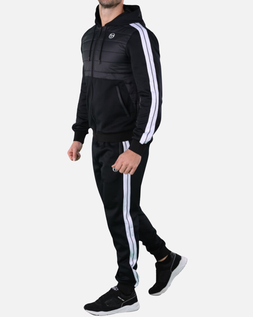 FootKorner TestingSurvêtement Sergio Tacchini Innesto - Noir/Blanc