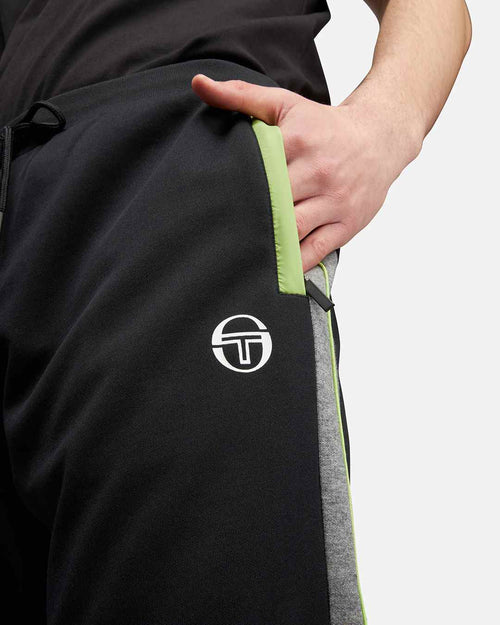 Survêtement Sergio Tacchini Innesto - Noir/Vert - FootKorner Testing