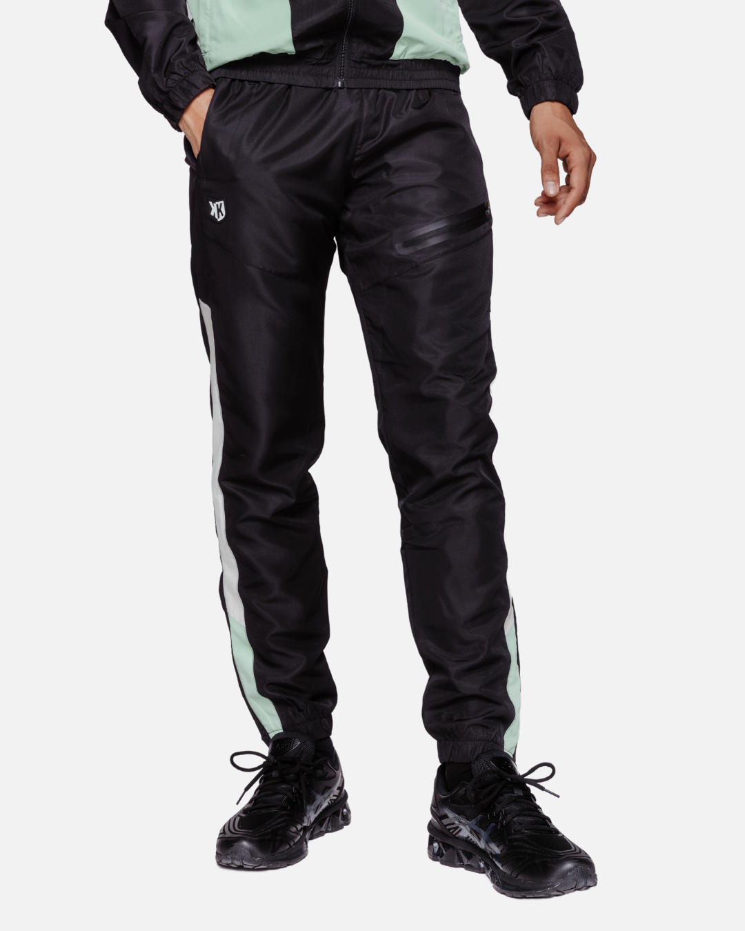 FootKorner TestingSurvêtement FK Diamond X - Noir/Vert/Blanc