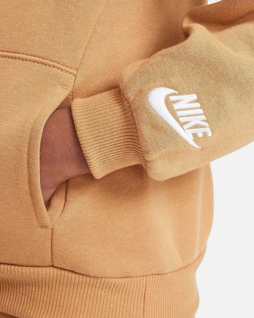 Sweat à capuche Nike Fleece Junior - Camel - FootKorner Testing