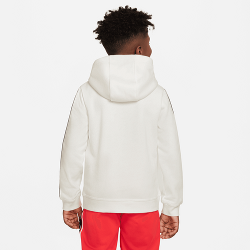 Sweat à Capuche Nike Repeat Junior - Beige/Noir/Rouge - FootKorner Testing