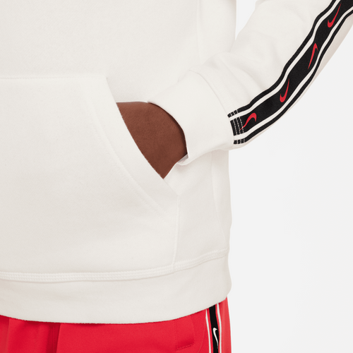 Sweat à Capuche Nike Repeat Junior - Beige/Noir/Rouge - FootKorner Testing
