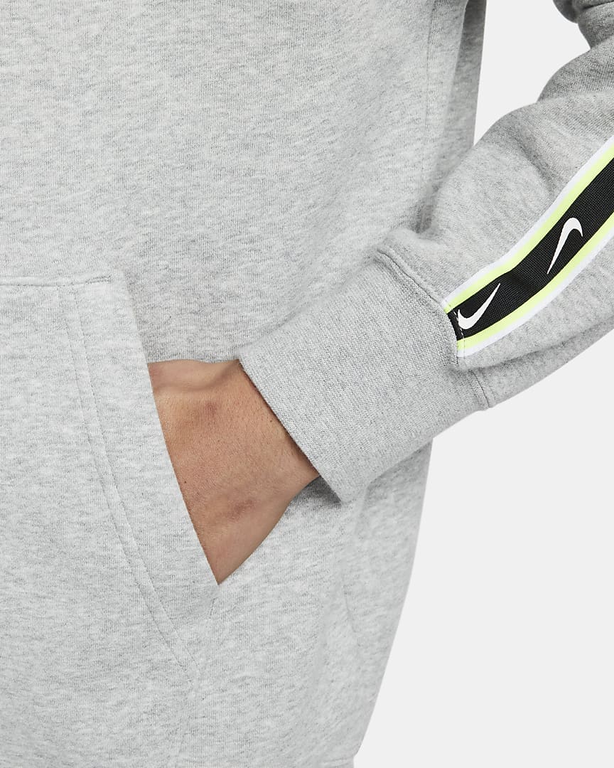 FootKorner TestingSweat à capuche Nike Sportswear Repeat - Gris/Blanc/Noir