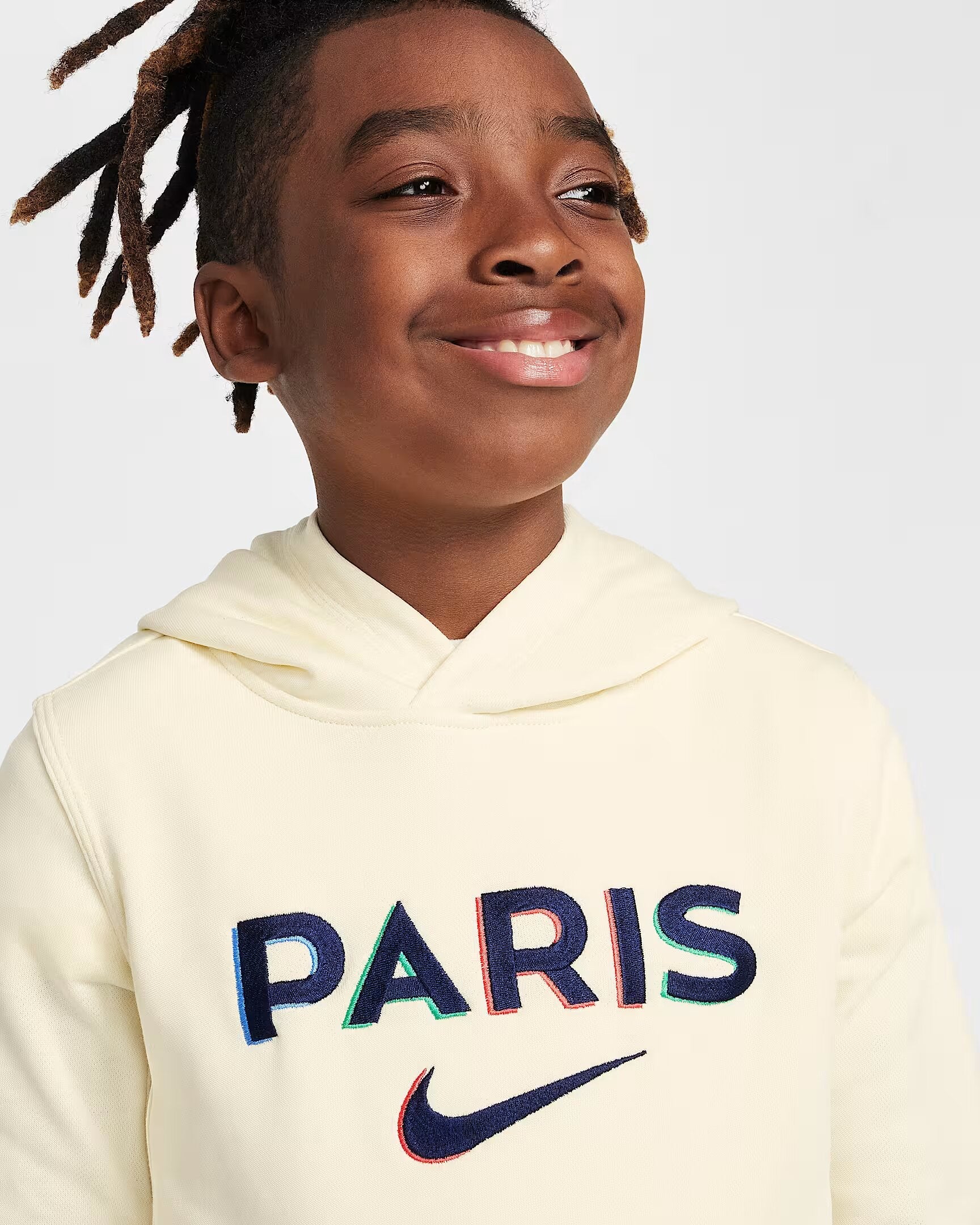 FootKorner TestingSweat à capuche PSG Junior 2024/2025 -  Beige/Bleu