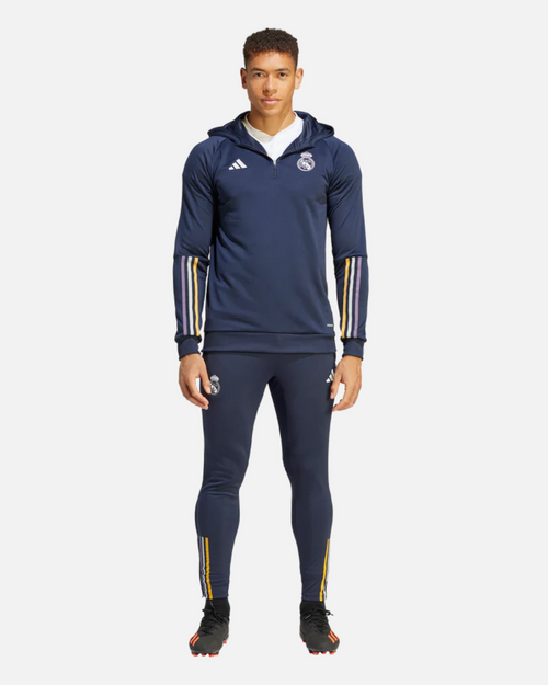 Sweat à capuche Real Madrid 2023/2024 - Bleu/Blanc - FootKorner Testing