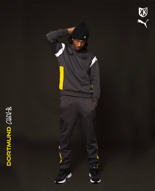 Sweat Dortmund Archive 2022/2023 - Gris/Blanc/Jaune - FootKorner Testing