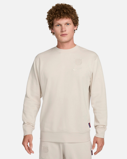Sweat FC Barcelone 2024/2025 - Beige - FootKorner Testing