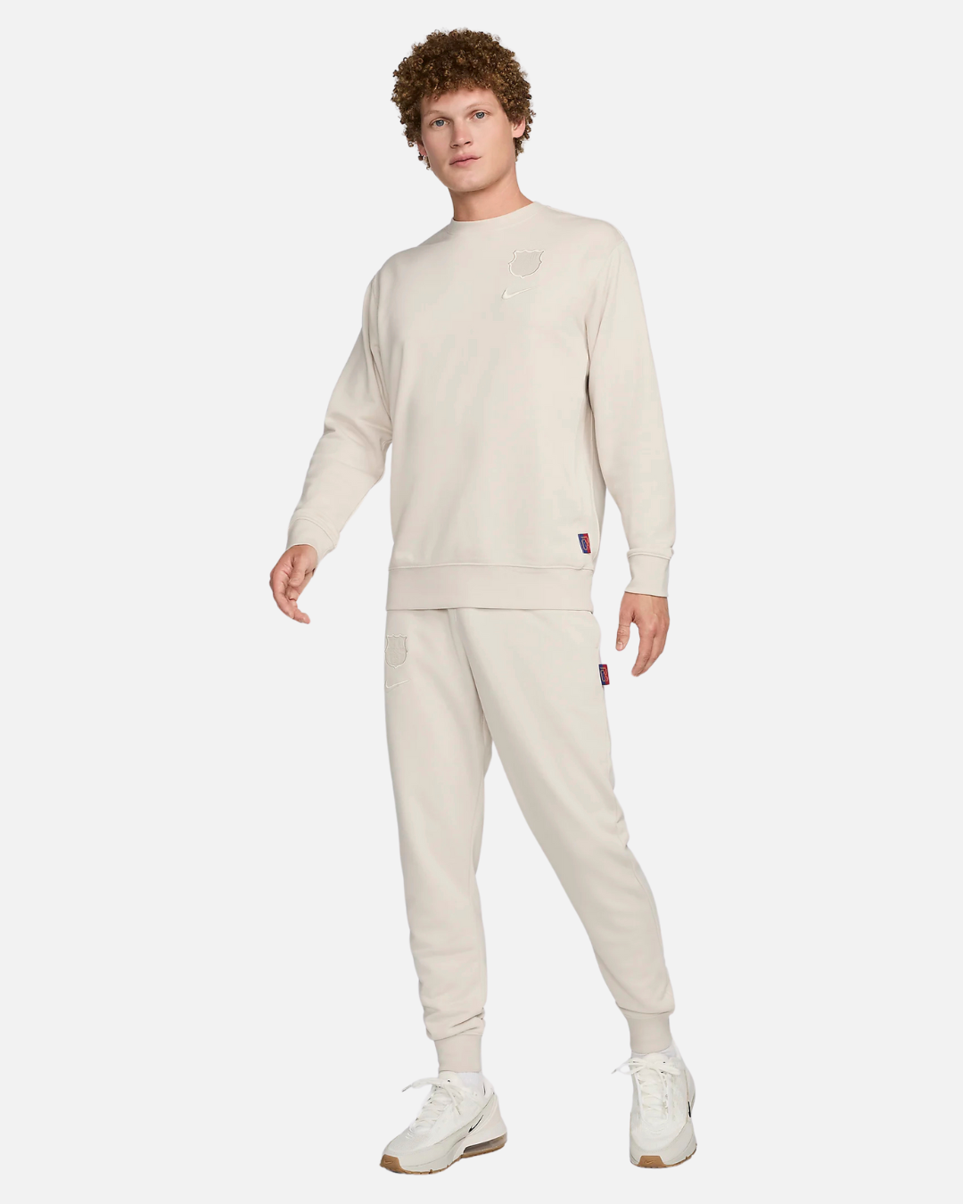 FootKorner TestingSweat FC Barcelone 2024/2025 - Beige