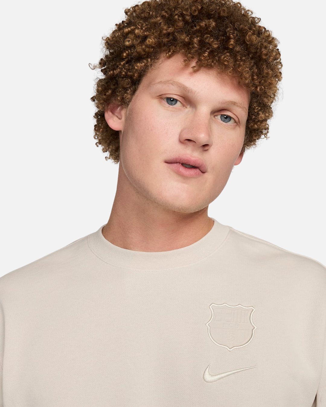 FootKorner TestingSweat FC Barcelone 2024/2025 - Beige