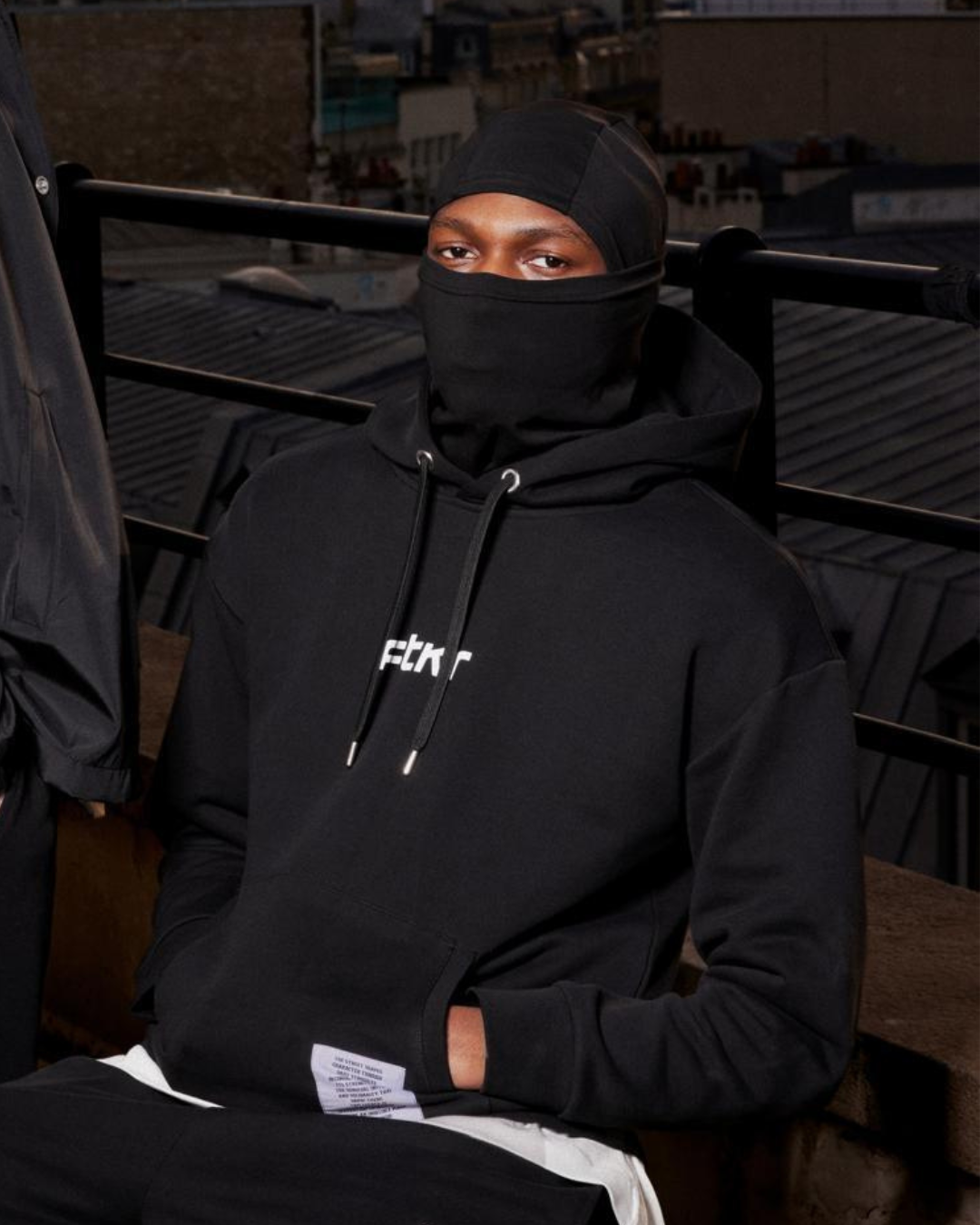 FootKorner TestingSweat à cagoule intégrée FTKR Premium Legacy - Noir