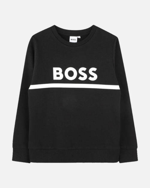 Sweat Hugo Boss Junior - Noir/Blanc - FootKorner Testing