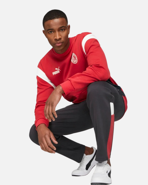 Sweat Milan AC Archive 2022/2023 - Rouge/Blanc - FootKorner Testing