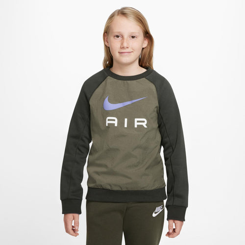 Sweat Nike Air Junior - Kaki/Blanc/Violet - FootKorner Testing