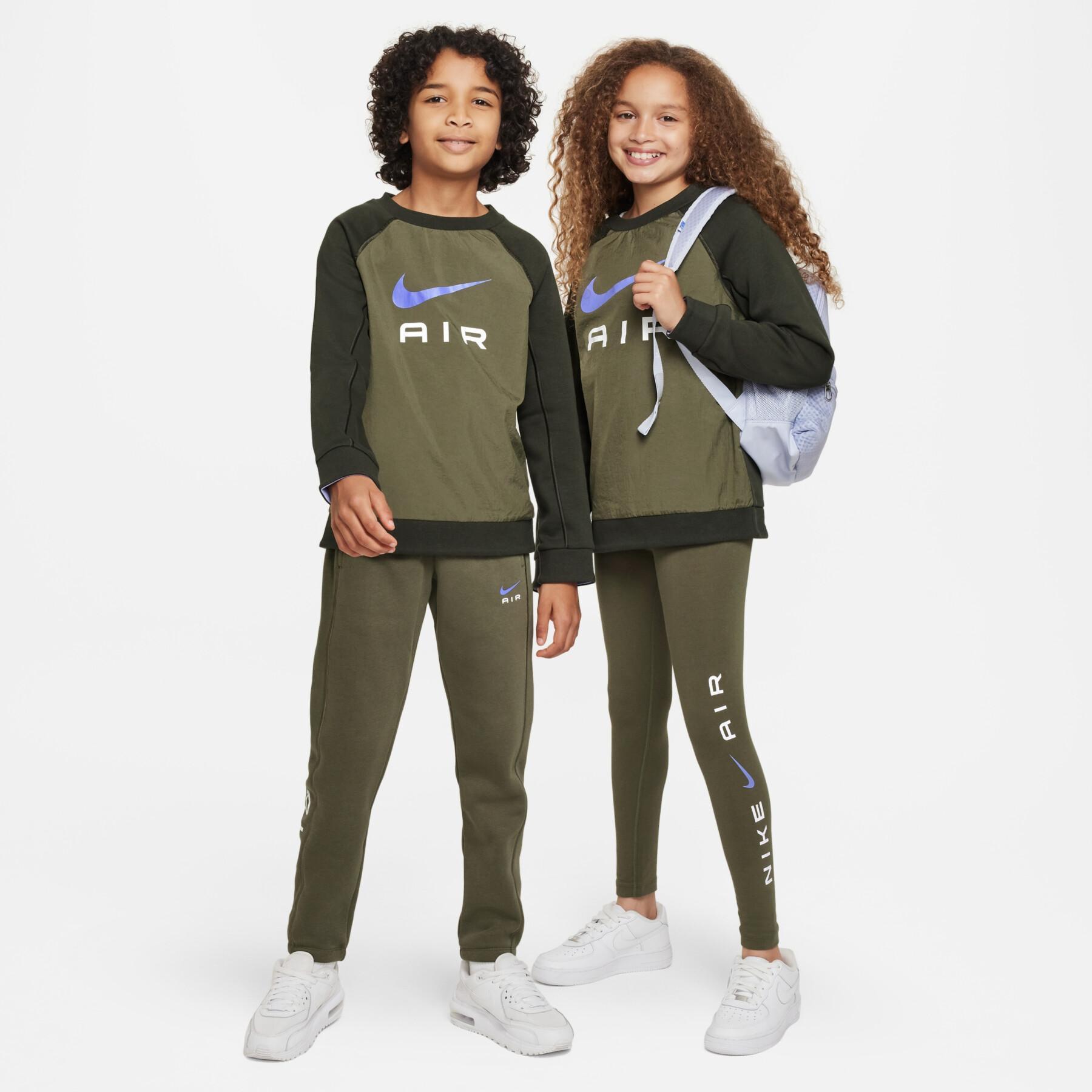 FootKorner TestingSweat Nike Air Junior - Kaki/Blanc/Violet