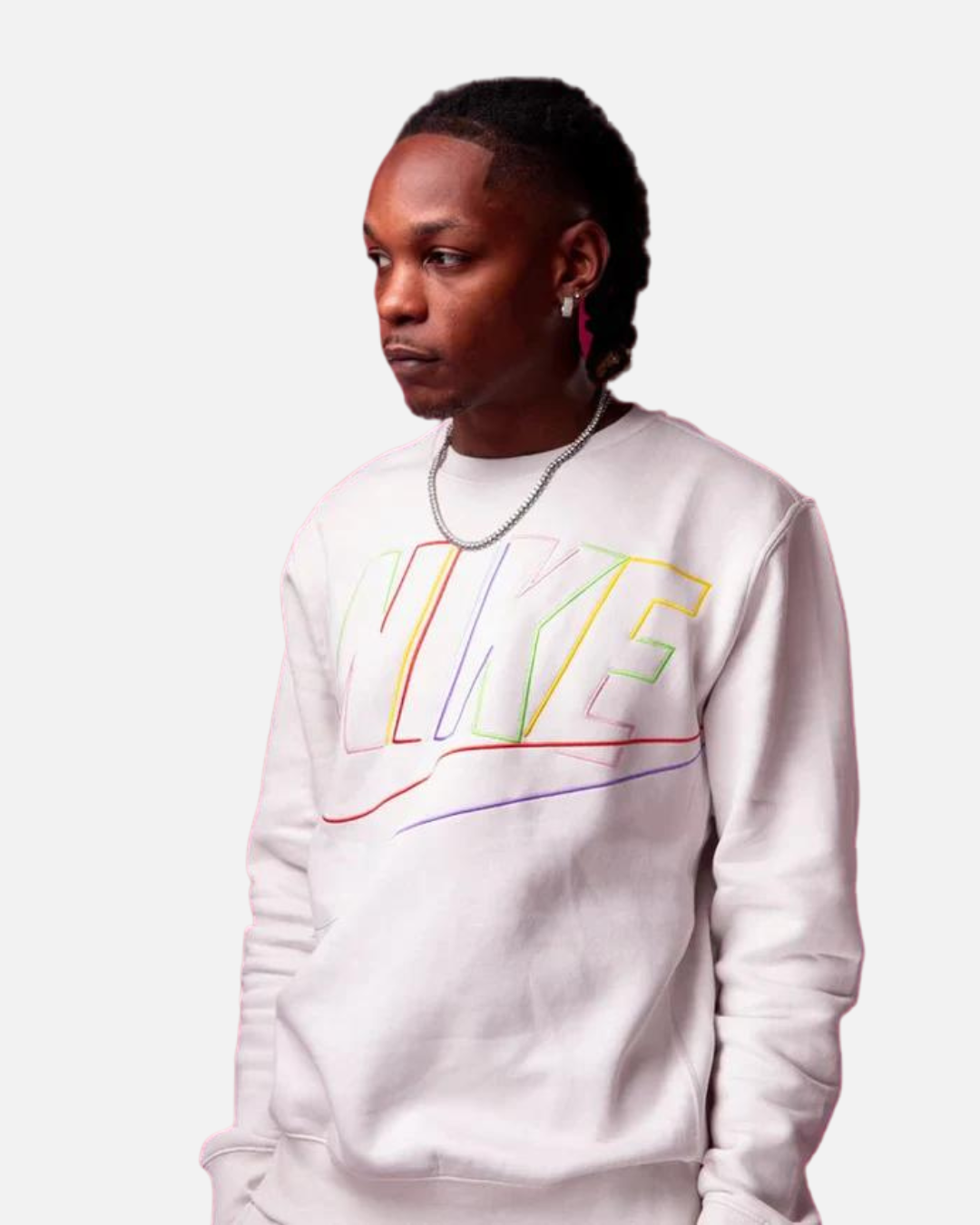 FootKorner TestingSweat Nike Club Fleece + - Blanc/Vert/Jaune