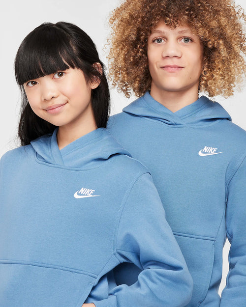 Sweat Nike Fleece Junior - Bleu - FootKorner Testing