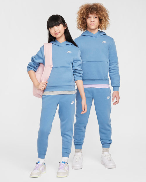 Sweat Nike Fleece Junior - Bleu - FootKorner Testing