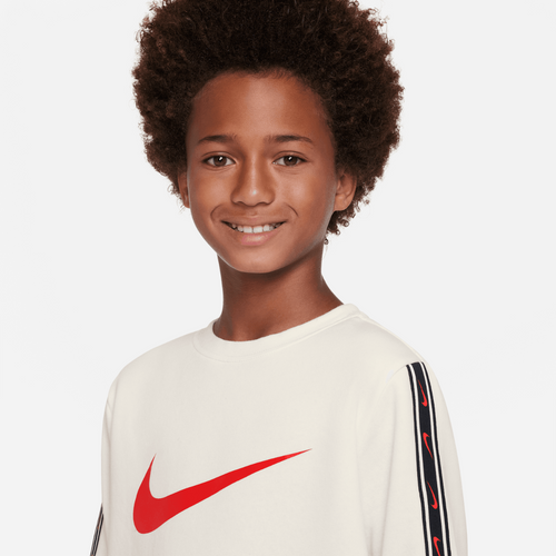 Sweat Nike Repeat Junior - Beige/Noir/Rouge - FootKorner Testing